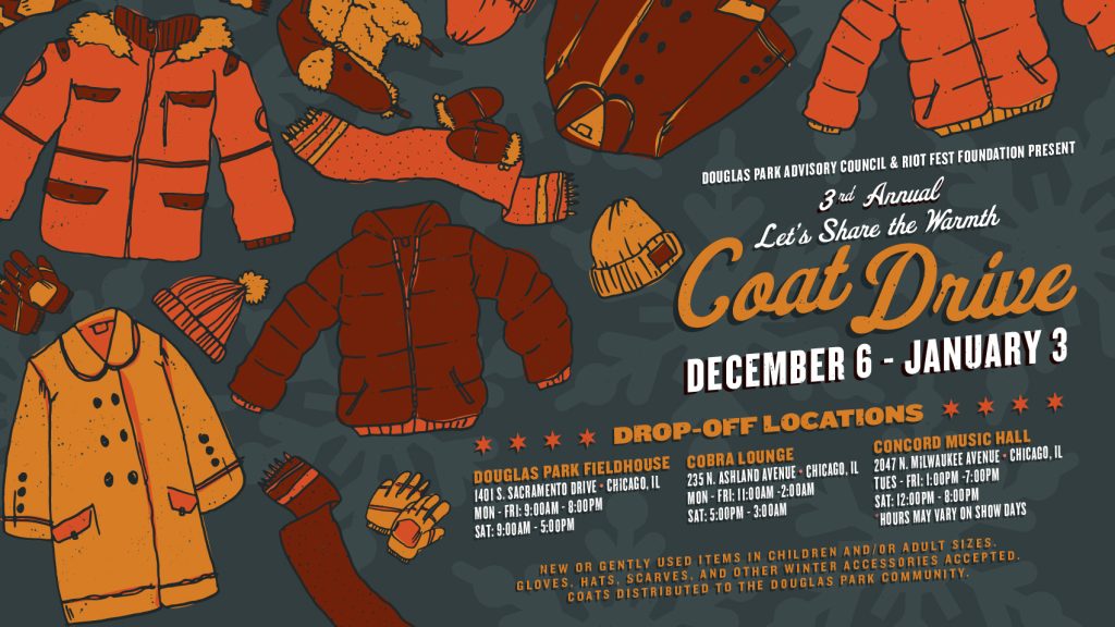 RFF and DPAC Team Up for 3rd Annual Winter Coat Drive
